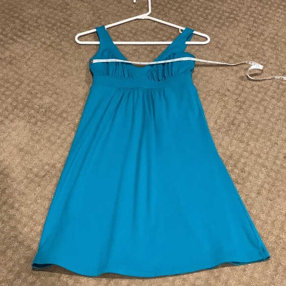 Susana Monaco Women’s Sleeveless Dress In Teal Green - Picture 3 of 5